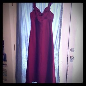 Burgundy Bridesmaid Dress